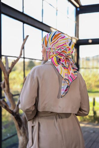 İpekhan Poncy Desen М'яка шарф помаранчевий Altuni 1169-07