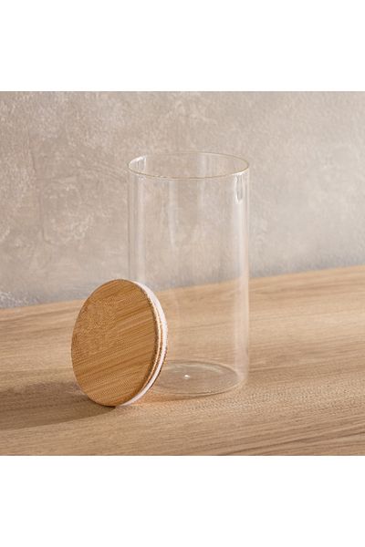 Home Box La Natura Borosilicate Glass Jar - 1.45 L