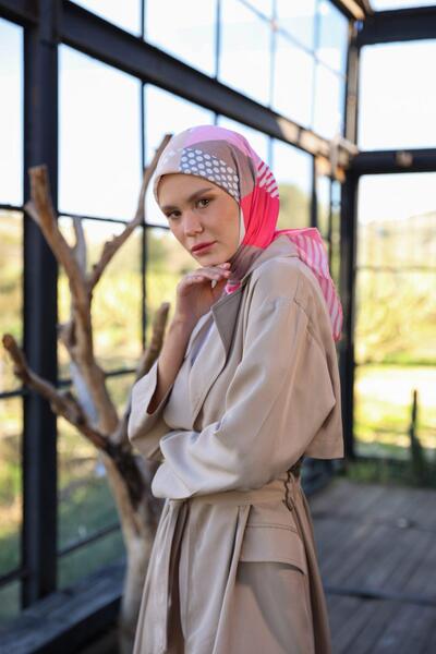 İpekhan Колекція Boheme М'який шарф Pembe Vizon 1173-04