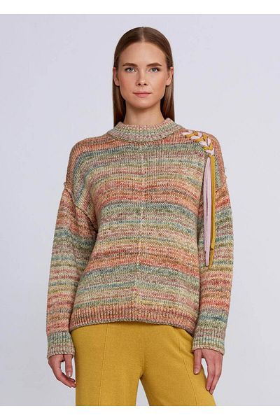 Knitss Organic Cotton Wool Blended Multicolored Knitwear