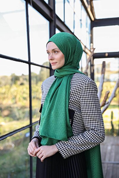 İpekhan Exen Pattern Μεταξένιο Ζακάρ Σάλι Emerald 9011-18