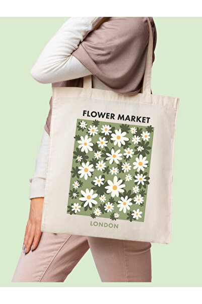 Cemira حقيبة قماش بتصميم باباتيا