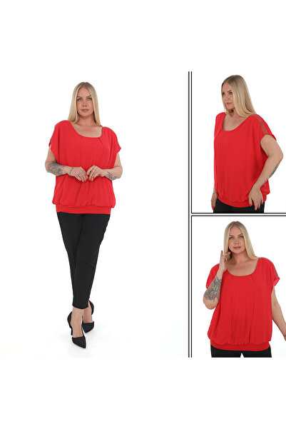 KİFAYET 22588 Omuzları Taşlı File Detaylı Kısa Kol Şifon Abiye (C102)