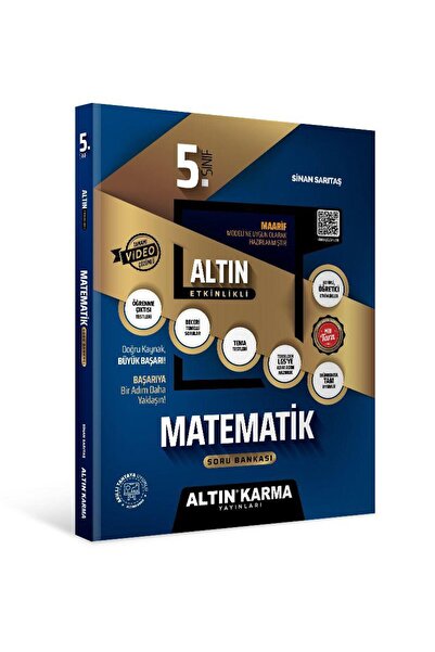 Altın Karma Yayınları 5.Sınıf Matematik Altın Etkinlikli Kazanım SB
