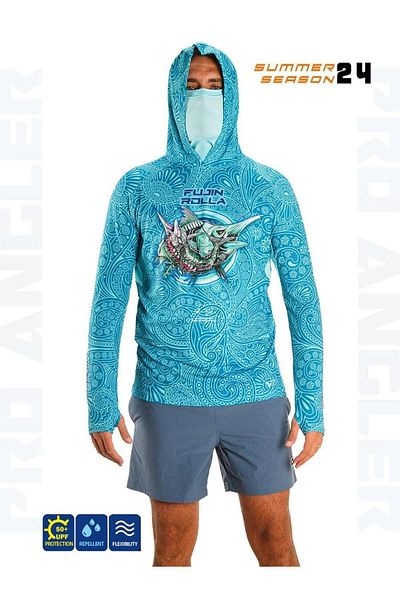 Fujin Rolla S24 Buff & Hoodie Swordfish Mint m