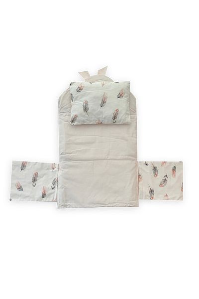 Jaju Baby Feather Patterned Surprise Bag with Base 70X40 cm