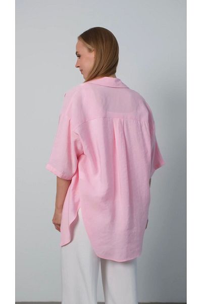 PERA MODA Cardigan lung de cămașă subțire de vară kimono - model cu cravată în față