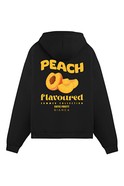 Mounte Bianca Unisex majica sa kapuljačom u boji breskve - standardni model