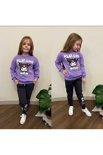 ipekkids Girl's Clothing Kuromi̇ Bottom Top Set