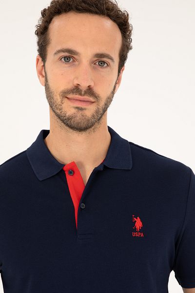 U.S. Polo Assn. Pánské tričko tmavě modré barvy - 50288371 -Model VR033