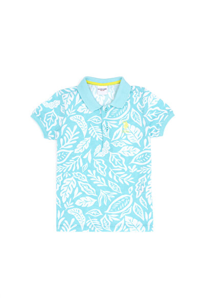 U.S. Polo Assn. Dečija polo majica sa kratkim rukavima u mint boji 50288128-V...