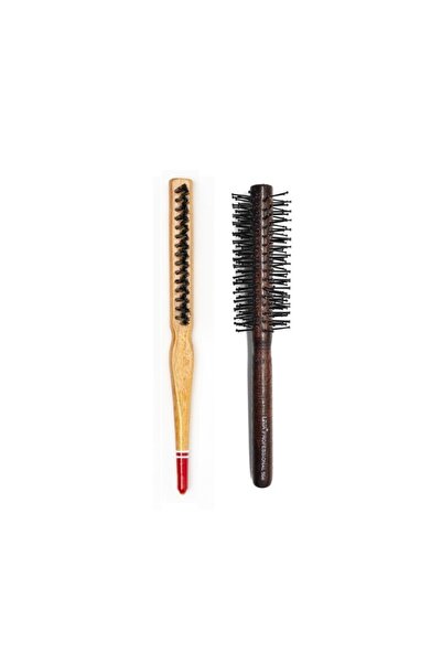 Epilons 506 - 690 Professional Fireproof Set Hair Brush Set of 2 Zenvia-Tg4356