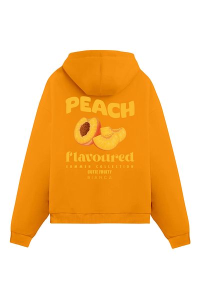 Mounte Bianca Unisex Peach - Κανονικό Hoodie