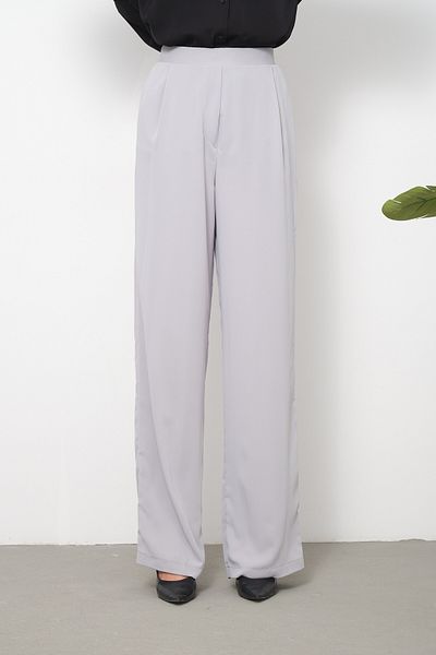 PERA MODA Palazzo Fabric - Elastic Waist Model Trousers