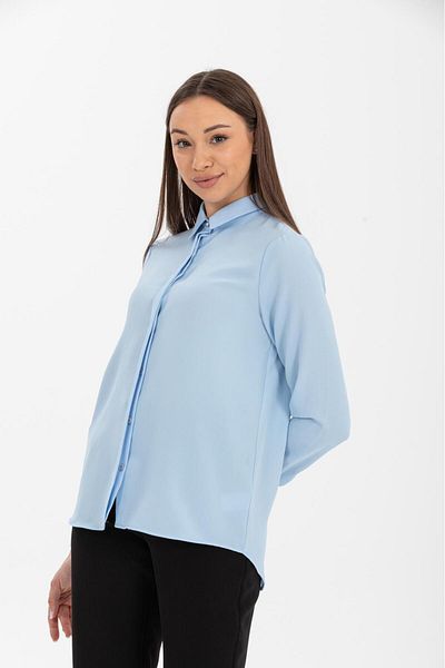 PERA MODA Cămașă Jessica scurtă în față și lungă în spate