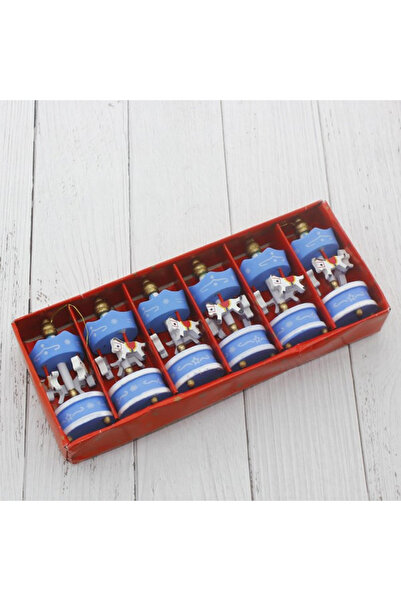 Skygo الحصان الدوار الأزرق الصغير 6 قطع