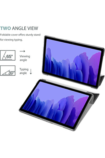 Fibaks Apple iPad Air 2 (2014) 9.7 Kılıf Smart Case Standlı 360 Tam Koruma Akıllı Uyku Modlu Kapak