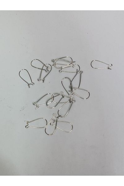 Hasyılmaz D Type Hook Earring Apparatus Silver Color 1kg 5000 Pieces