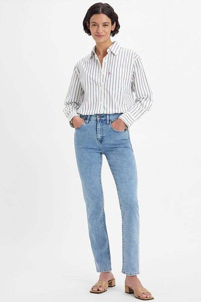 Levi's 724 Pantaloni drepți pentru femei cu talie înaltă - curs mediu