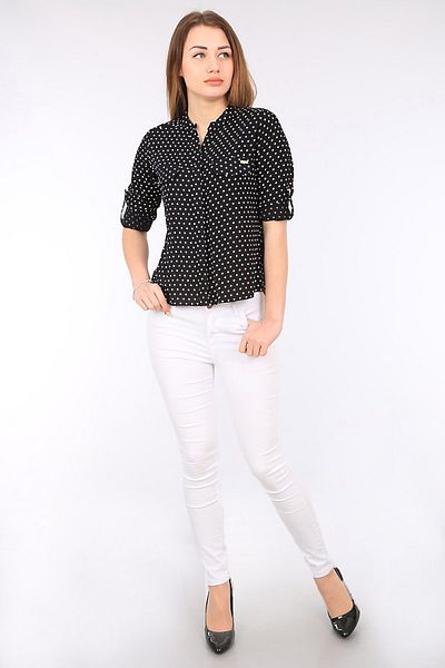 Bigdart 3455 Striped Shirt - F. Black