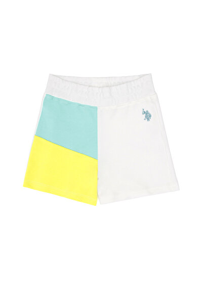 U.S. Polo Assn. Kız Çocuk Mint Örme Şort 50288433-VR090
