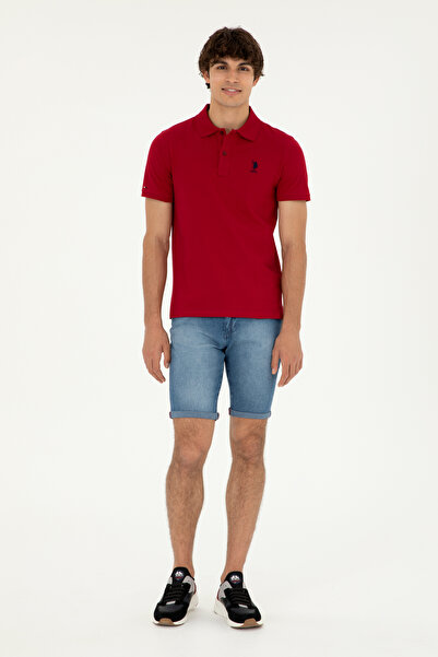 U.S. Polo Assn. Erkek Açık Mavi Jean Şort 50288400-DN0021