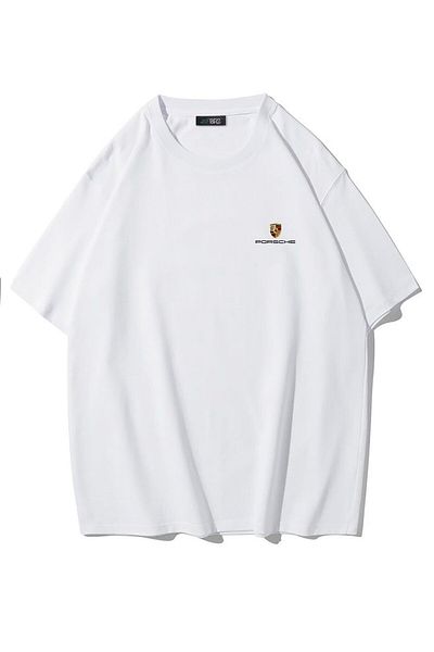 BRZ COLLECTION Tricou Porsche 911 Gt3 Rs oversize unisex alb