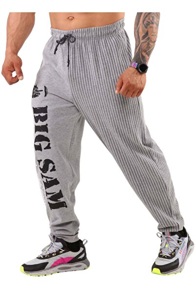 Big Sam Geniş Kesim Body Pantolon Eşofman Altı Gri 1174