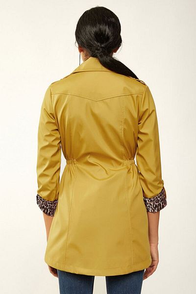 Bigdart 10322 Trenci cu talie adunata - Mustar