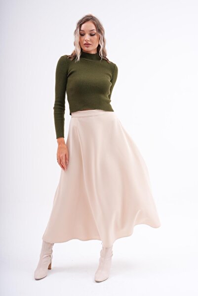 MODAJİN Black SCUBA Skirt