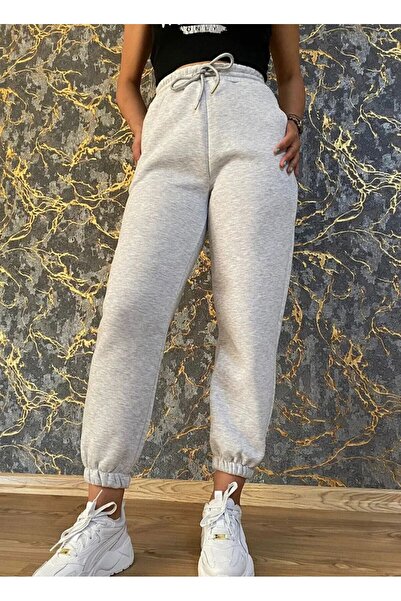 eBaa fashıon 3 I?pli?k Şardonlu Paçasi Lasti?kli? Eşofman Alti