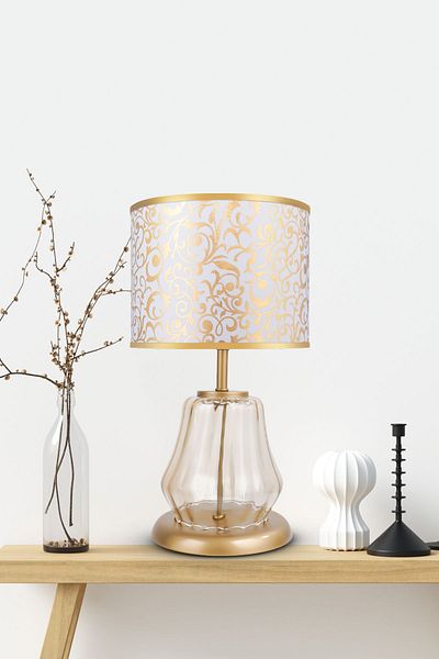 MINIMAL ETICARET VE BILGI TEKNOLOJILERI Elite Gold Glass - Lampshade Model