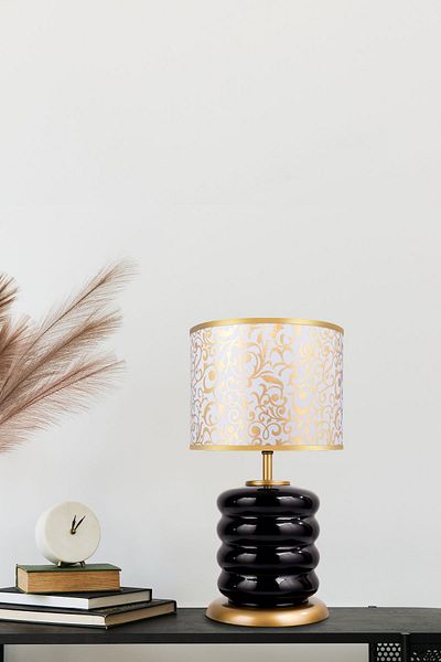 MINIMAL ETICARET VE BILGI TEKNOLOJILERI Black Lampshade - Glass Mirror Gloss Black