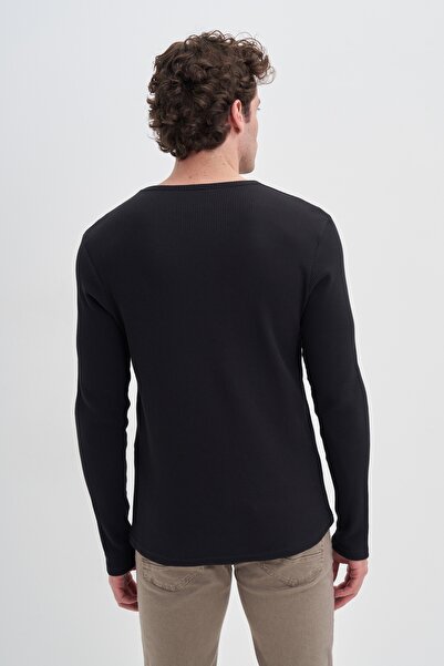 Cazador CAZ 5164 Black Waffle Sweat