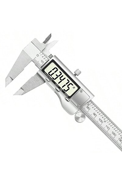 TLS Robotik Paslanmaz Çelik Dijital Göstergeli Kumpas 150mm Kalınlık Ölçer