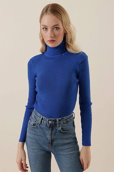 Bigdart 15796 Κοτλέ πουλόβερ Turtleneck - Saks