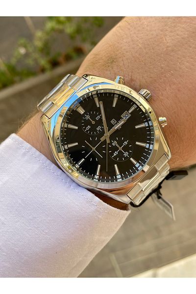Reward Silver Color Waterproof Men Wrist Watch Bracelet Gift