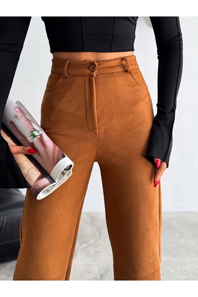 winmoda Ελαφρύ σουέντ παντελόνι - Φαρδύ πόδι Bagy Model