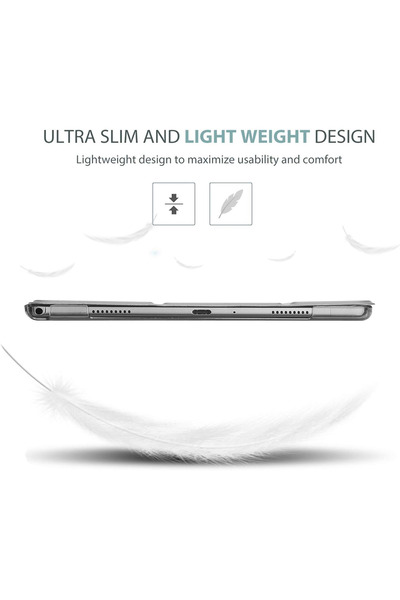 Fibaks Huawei Matepad 11.5 2023 Uyumlu Kılıf Kapaklı Katlanır Uyku Modlu Pu Deri Smart Kapak