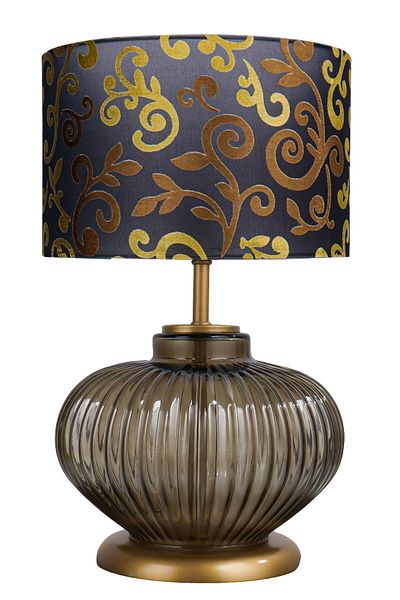 MINIMAL ETICARET VE BILGI TEKNOLOJILERI Black Ellipse Transparent Glass Lampshade