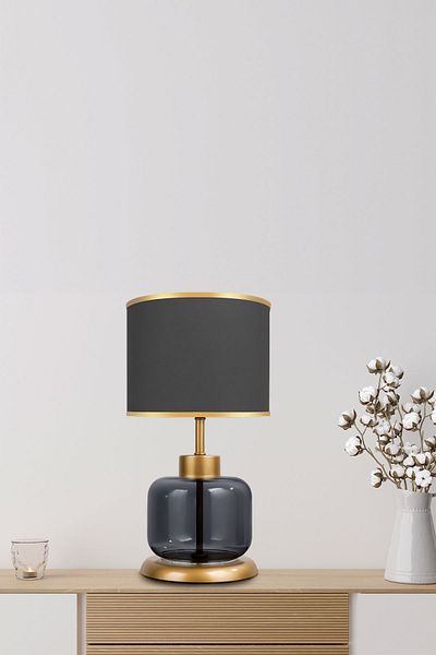 MINIMAL ETICARET VE BILGI TEKNOLOJILERI Glass Lampshade - Vivid Transparent Black