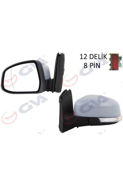 Genel Markalar DIŞ DİKİZ AYNASI SOL FORD FOCUS 12 ELEKTRİKLİ ISITMALI ASTARLI...