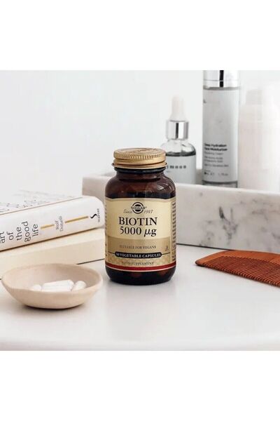 Solgar Biotin 5000 Mcg 50 Kapsul