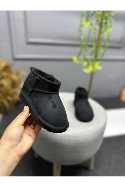 woltybaby Unisex Çocuk Kalın Taban İçi Tüylü Günlük Mini Yarım Bot