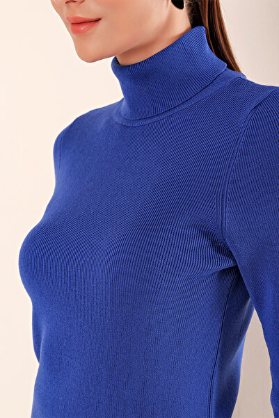 Bigdart 15825 Rollkragen-Strickpullover - Saks