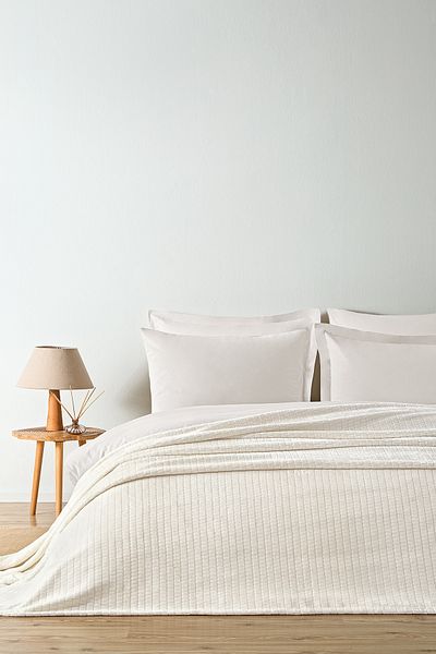 Puffy Trinity Wellsoft Double Blanket - Champagne