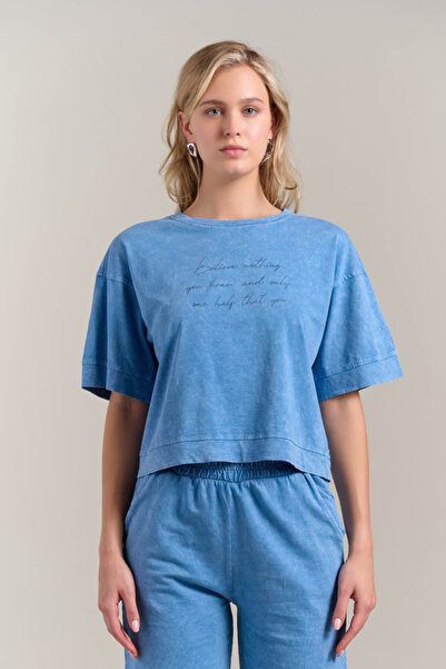 Sevilen Tekstil Τυπωμένο T-shirt - Σχέδιο που πλένεται