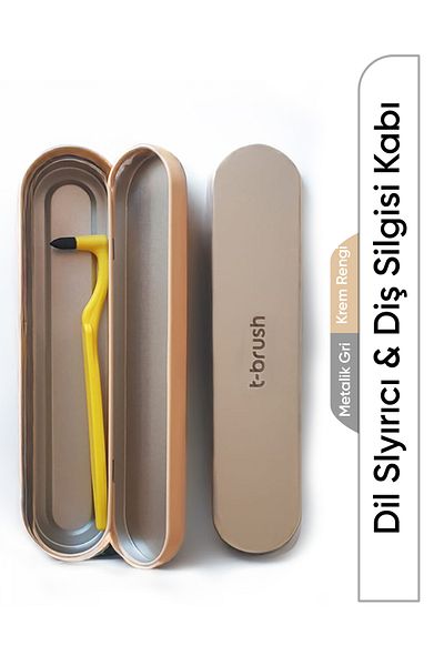 TBRUSH Metal Tooth Eraser and Container