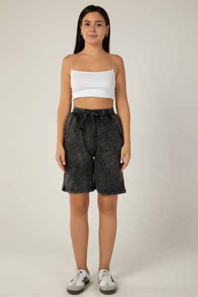 Sevilen Tekstil Μακρύ γυναικείο σορτς που πλένεται στο πλυντήριο