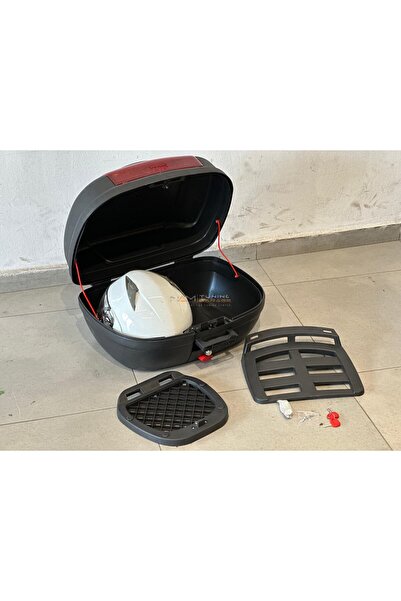 NamTuning Motosiklet Çantası 48 litre Arka Çanta Anahtarlı Kilitli